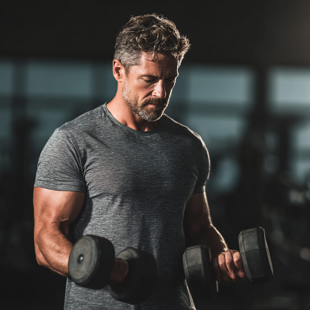 Testosterone test for men experiencing low energy, reduced muscle growth, and fatigue